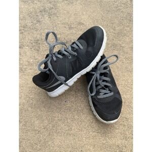 Nike‎ Flex Run Boys 13.5C Running Shoes Black Tennis Sneaker